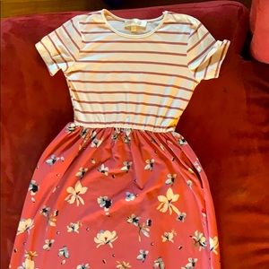 Girls youth large floral dress